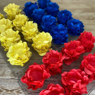 120 forminhas STYLE modelo flor CORES BRANCA DE NEVE  para doces finos para aniversario festas em Oferta na Shopee