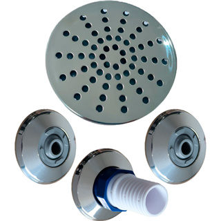 Kit Dispositivo Inox 2 Retorno 01 Aspiração 1 Ralo Encaixe em Oferta na Shopee