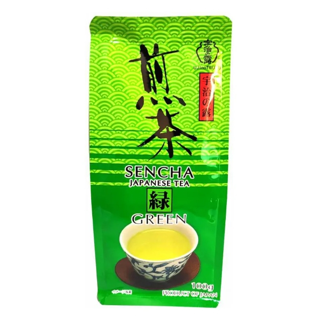 Chá Verde Japonês Sencha Green - 100 gramas Ujinotsuyu 100g