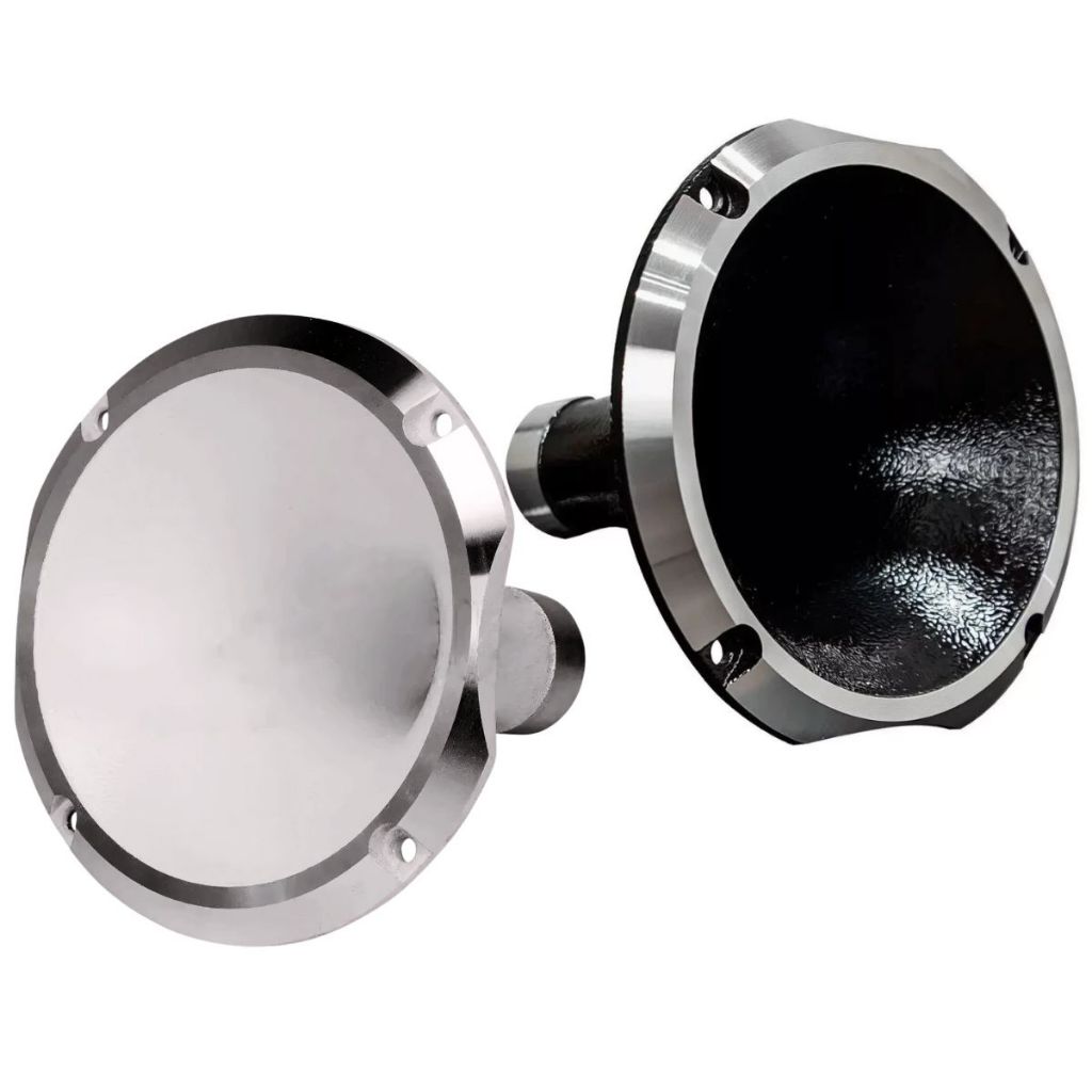 Bocal Alumínio HL14-25 p/ Corneta Driver Rosca D250x D250Trio D200 Branco/Preto