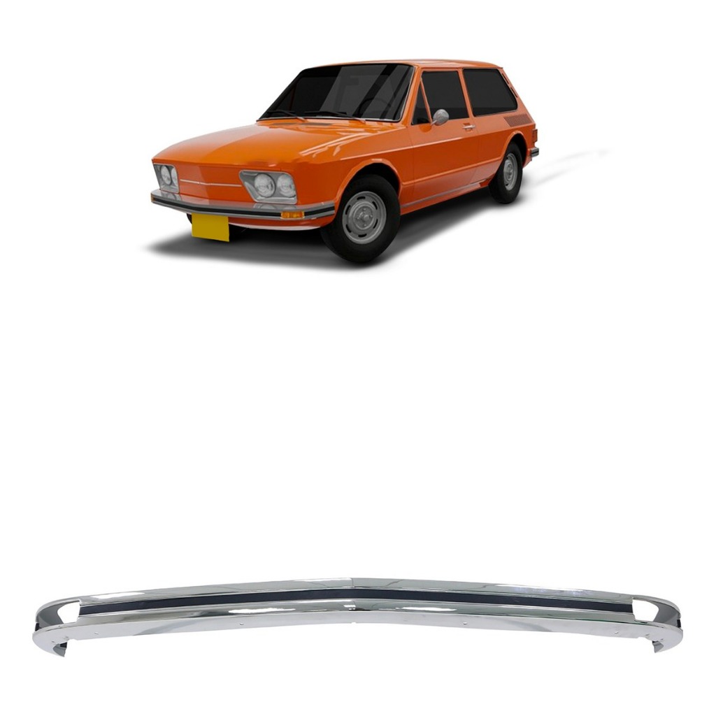 Parachoque Dianteiro Brasilia 1973 1974 1975 A 1977 Cromado