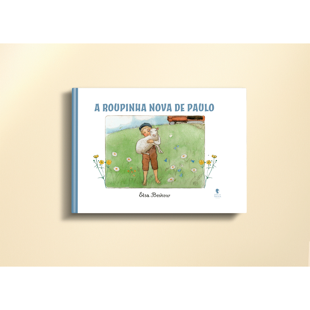A Roupinha Nova de Paulo Livro Infantil Elsa Beskow Capa Dura 21x15 Conto Encantador