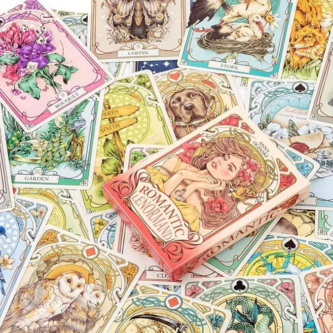 *BARALHO CIGANO LENORMAND ROMÂNTIC magico esoterico