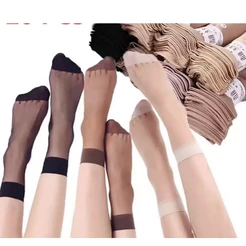 Kit 10 Pares Meia Fina Tornozelo Amorarma Tamanho 35-40 Soquete Feminina