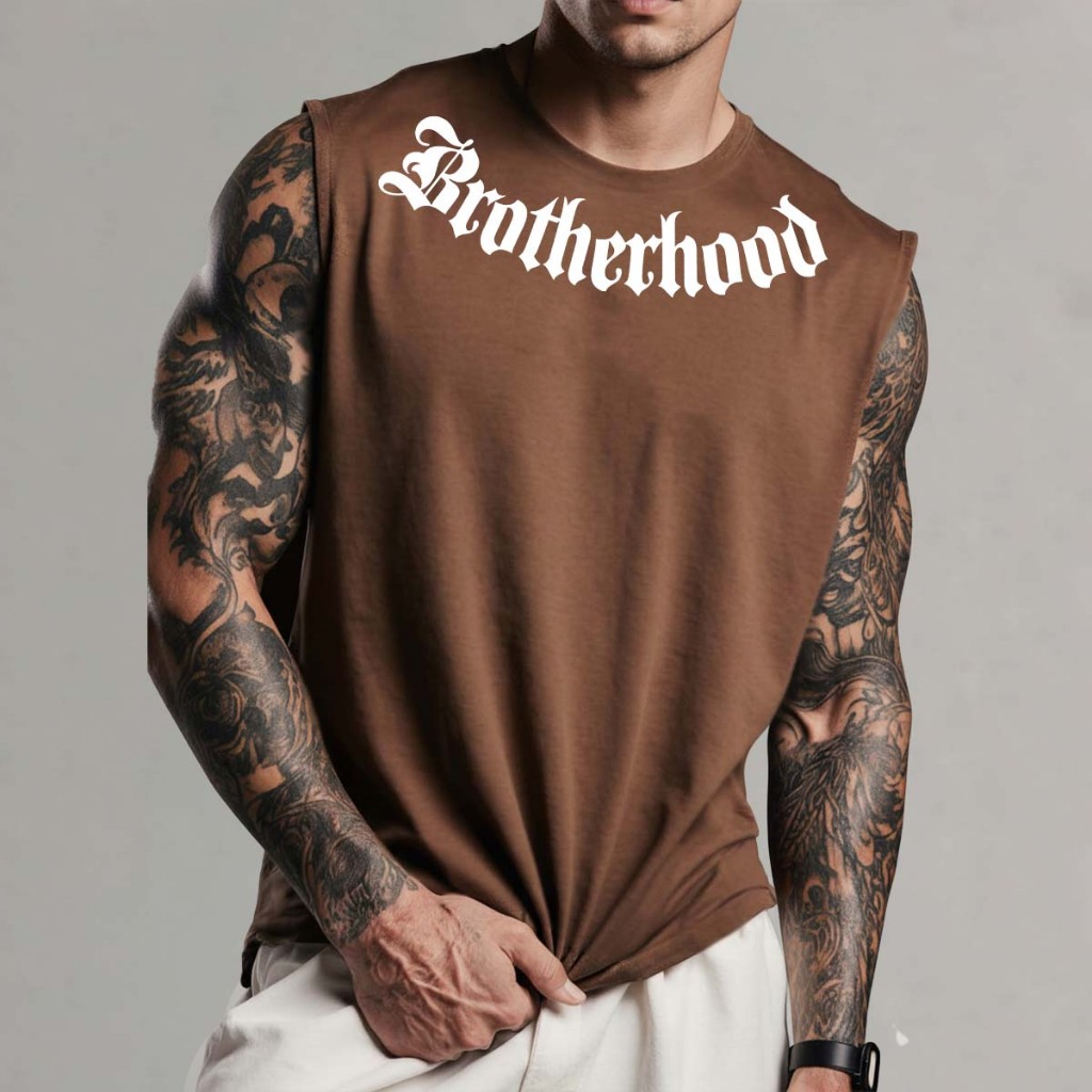 Regata Oversized Machão Camiseta Camisa Brotherhood Streetwear Algodão Cavada Longline em Oferta na Shopee