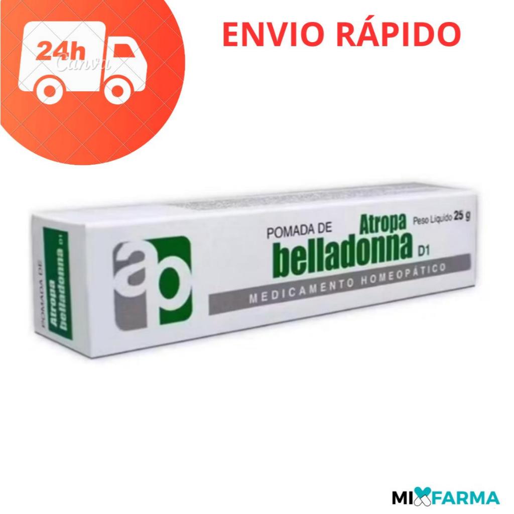 Belladona Pomada 25g Furúnculos, Acnes, Abscessos