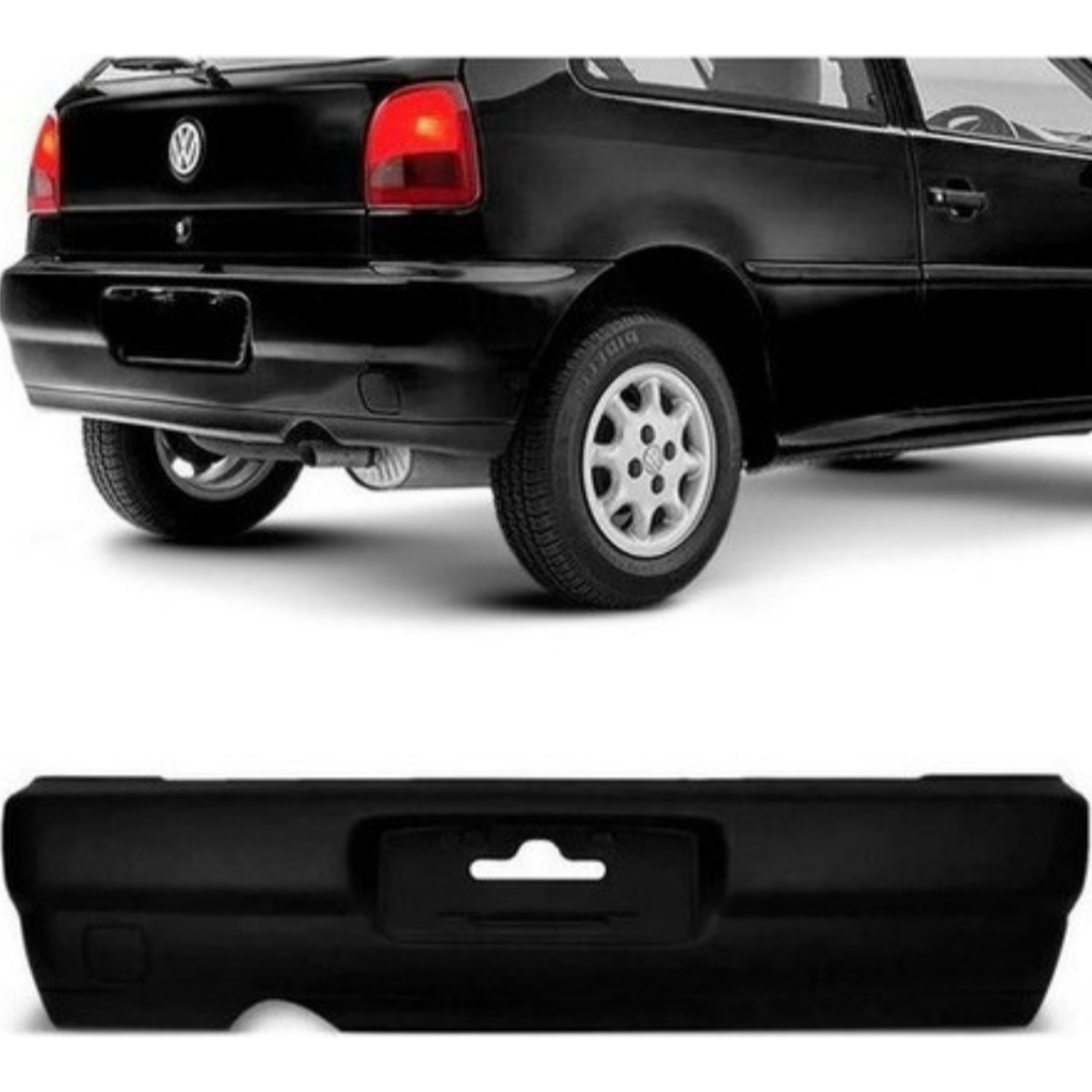 Parachoque Traseiro Gol G2 95 A 2005 Preto Texturizado Wolff em Oferta na Shopee