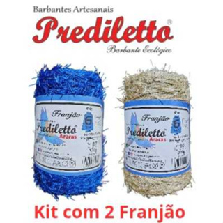 Kit 2 Barbantes Prediletto Fio 6 370g Franjão em Oferta na Shopee