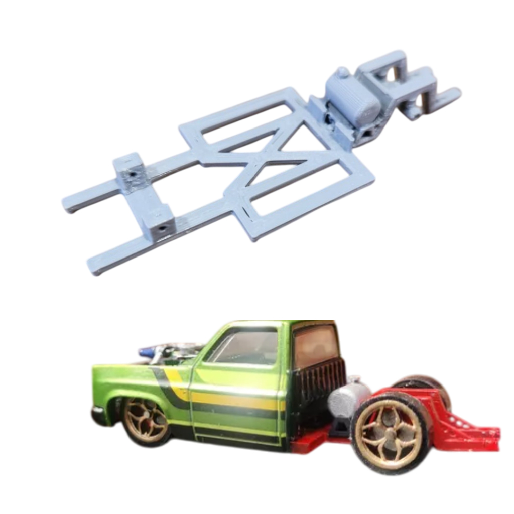 Chassis Rebaixar Customizar Miniatura Hot Wheels Chevy Silverado