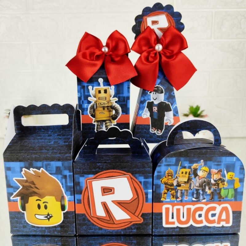 Kit Caixinhas Roblox - Lembrancinhas Personalizadas | Mimos | Kit Festa | Personalizados (PEGUE E MONTE) em Oferta na Shopee