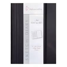 Sketch Diary Hahnemule 120 g/m², caderno desenho c/espiral, A5, 60 fls