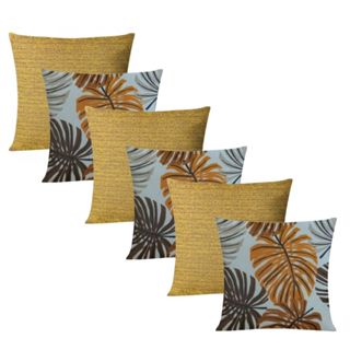 Kit Com 6 Almofadas Cheias Decorativas 48x48cm Com Zíper em Oferta na Shopee