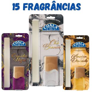 Difusor de Aromas Coala 100ml Chá Branco, Ameixa Dourada, Orquídea Negra em Oferta na Shopee