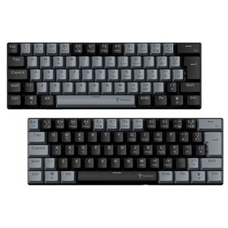 Teclado Mecânico Gamer Teclado Computador Cinza 60% Hot Swap Switch Bronw Red ABNT2 USB T…