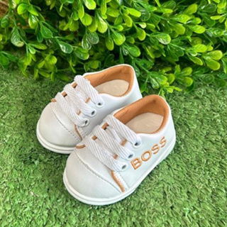 Tênis Sapatinho  Bebê de Cadarço BO Chefe - Sapatinho Recém Nascido com Solado em Oferta na Shopee