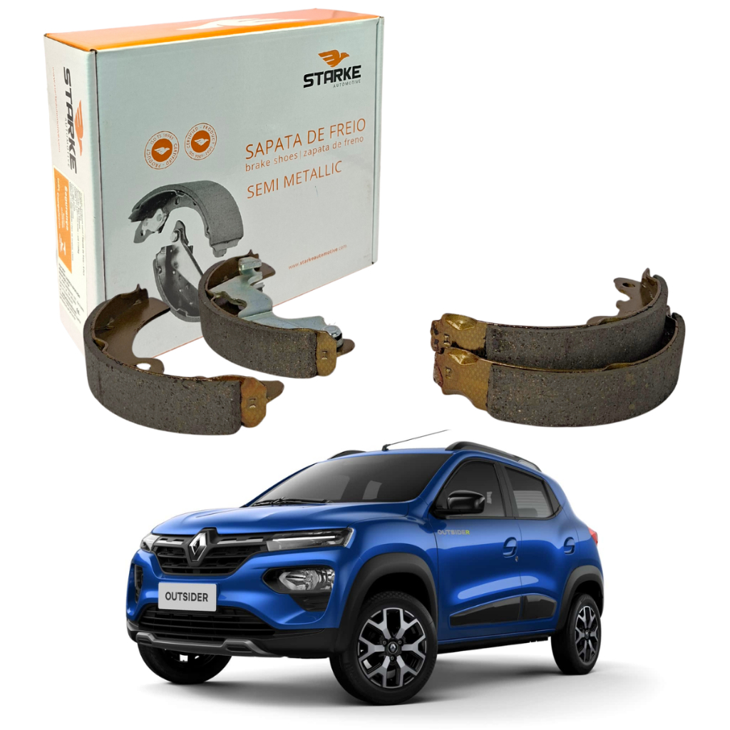 Sapata Lona De Freio Kwid 1.0 12V 3 cil 2017 em diante em Oferta na Shopee