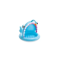 Piscina Infantil com Cobertura Peixe-Pescador 45 Litros - Intex 58419