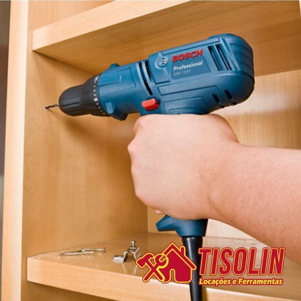 Parafusadeira e furadeira elétrica Bosch GSR 7-14E 400w mandril 10mm