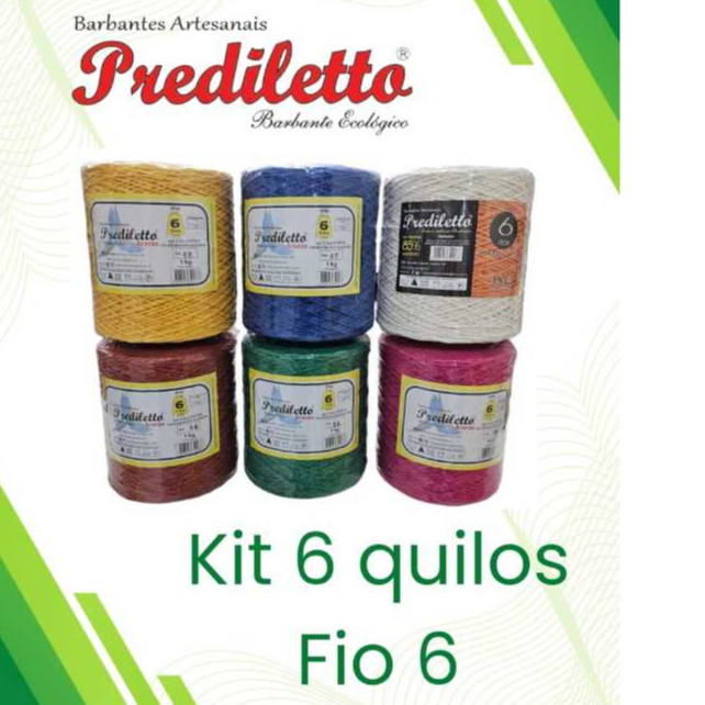 Kit Barbante Prediletto Fio 6 com 6kg