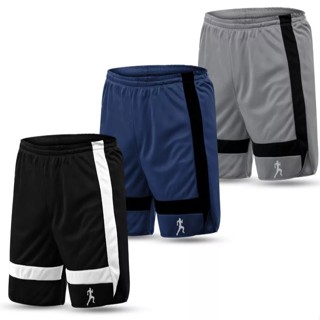 Kit 3 Bermudas Shorts Masculina Academia Esportiva Treino Dupla em Oferta na Shopee