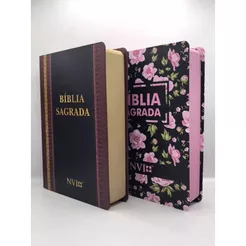 Kit 2 Bíblias Tamanho Grande NVI Capa dura