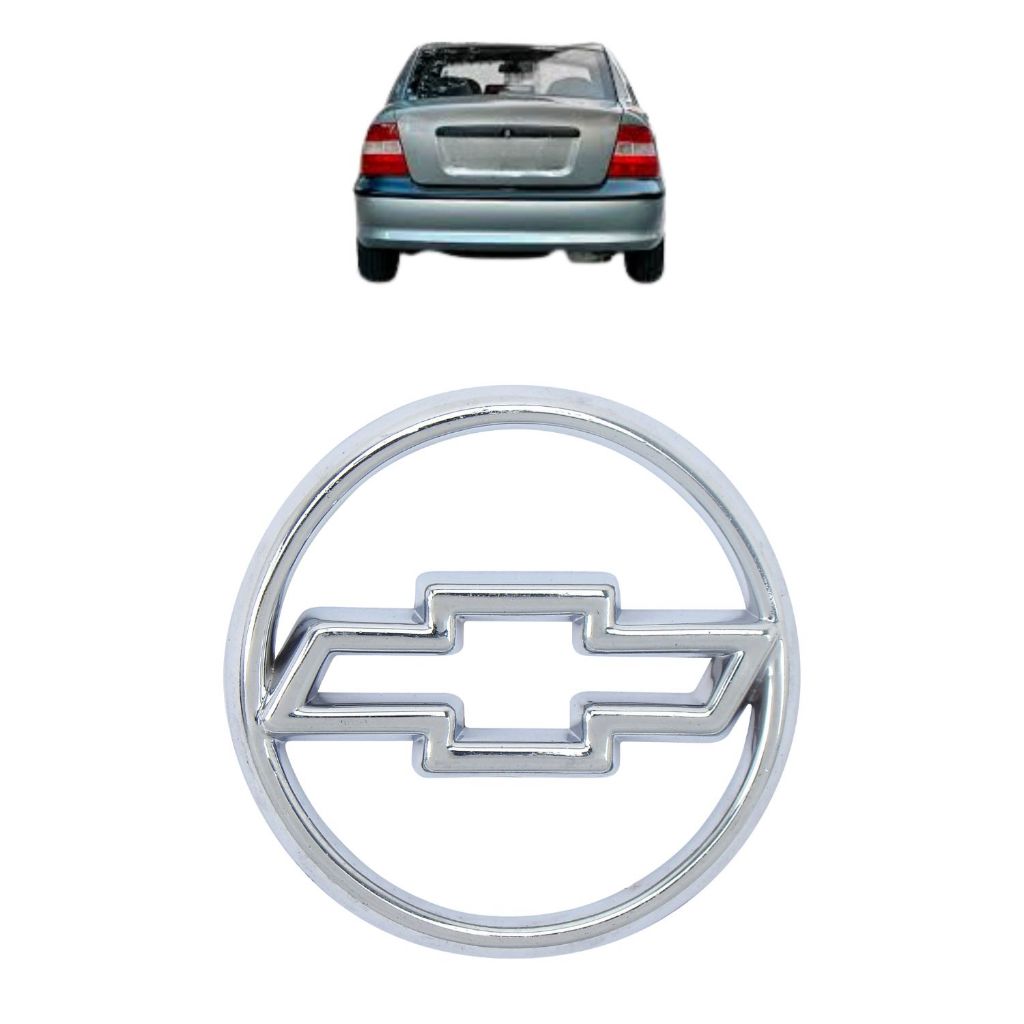 Emblema porta malas – Vectra 1996 a 2001 – Logo GM - Cromado 
