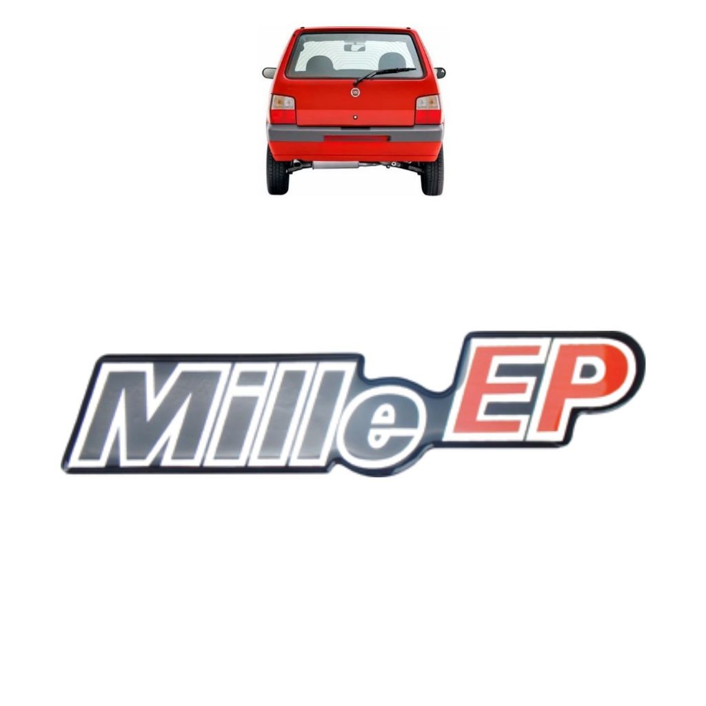 Emblema Adesivo MILLE EP – Uno 1995 a 1996 em Oferta na Shopee