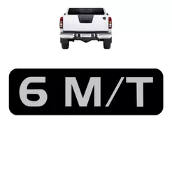 Emblema Adesivo 6 MT Frontier 2013 a 2016