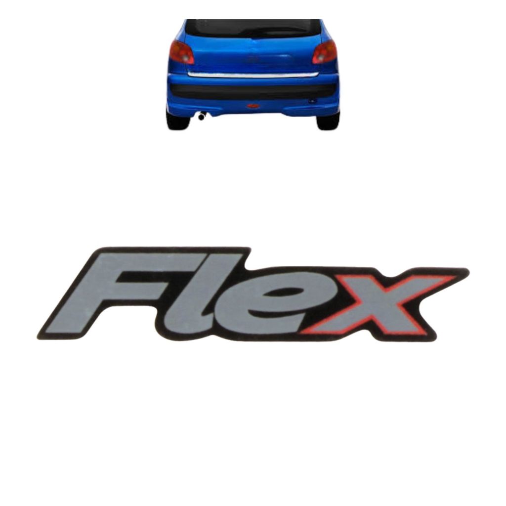 Emblema Adesivo FLEX Peugeot 207 306 307 2010 em diante