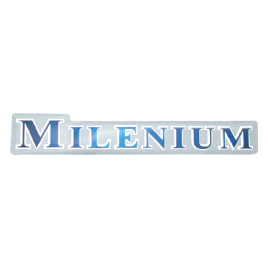 Emblema Adesivo Milenium Corsa 2000 a 2002 Resinado — imagem 2 de 2