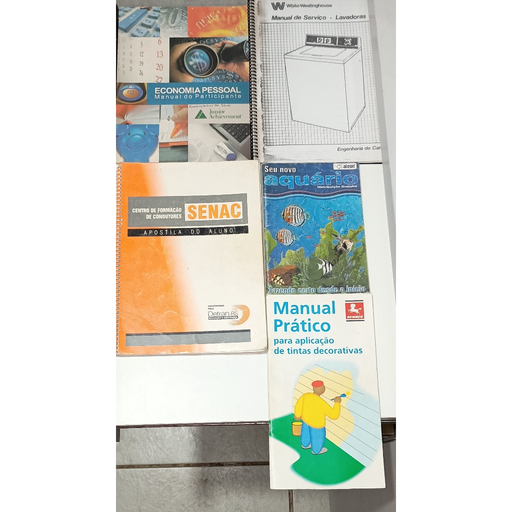 seu novo aquario/aplicação de tintas/economia pessoal/white-westinghouse/formação de condutores