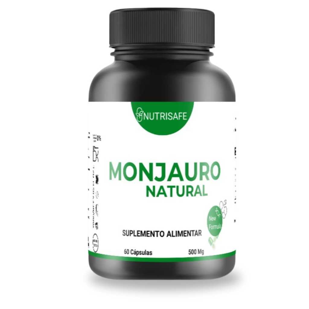 1 un MONJ NATURAL 60 Cápsulas NutriSafe - ENVIO IMEDIATO