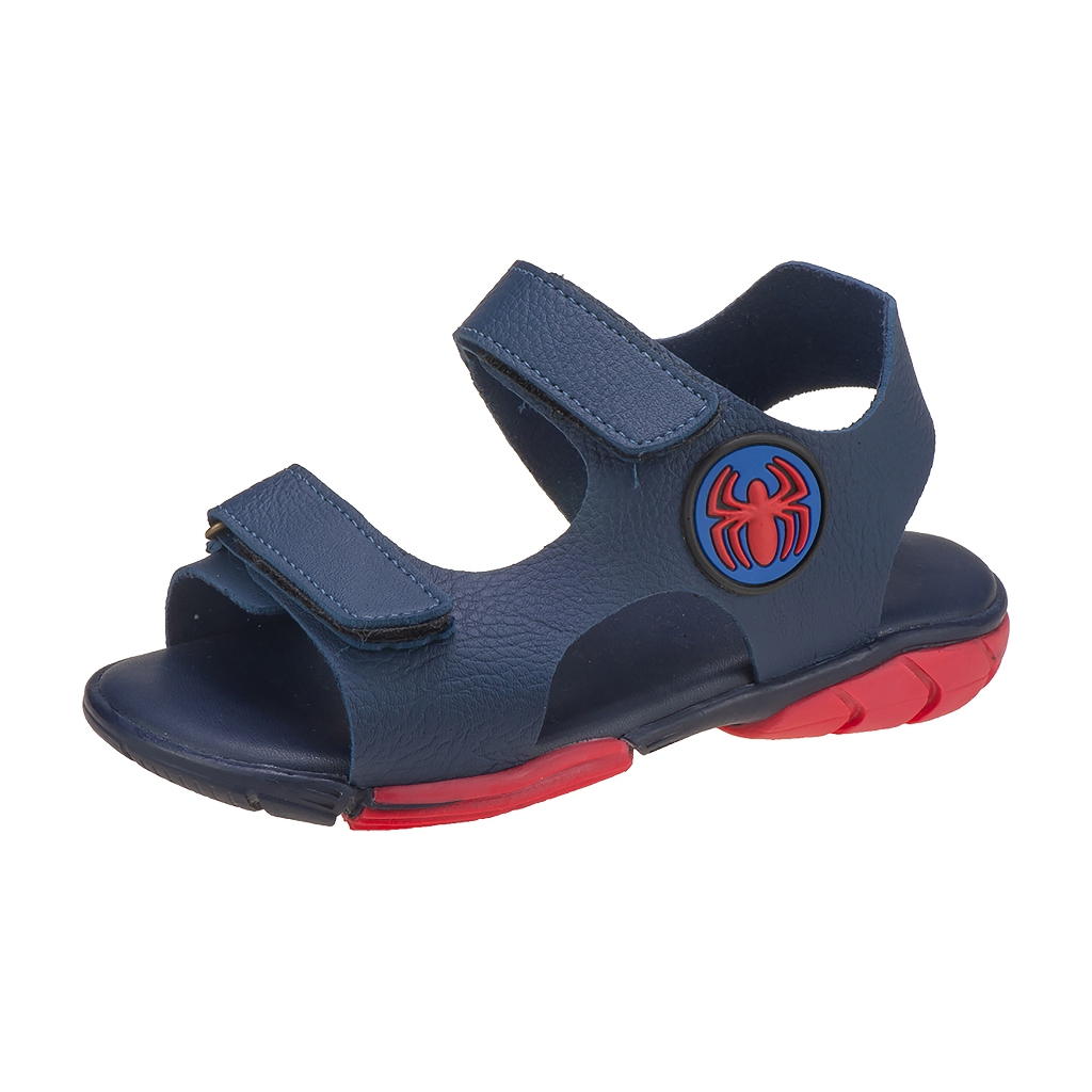 Sandália Papete Infantil Masculina Aranha Marinho Velcro Confortável Volta as Aulas Kidstep em Oferta na Shopee