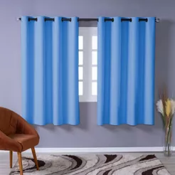 Kit 02 Cortinas 100% Blackout 1,10m x 1,30m PVC