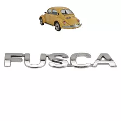 Emblema Letreiro Fusca Fusca 1971 a 1986 Cromado