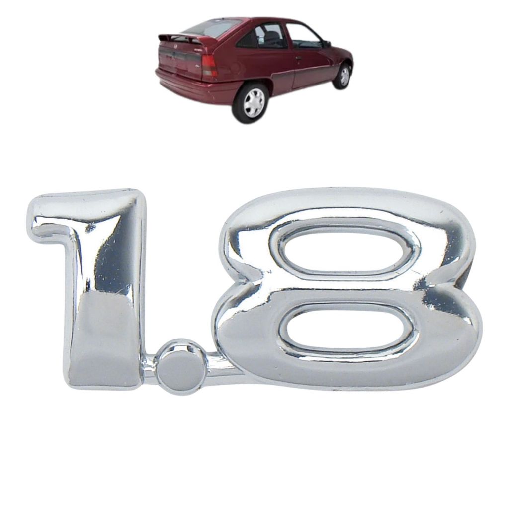 Emblema Letreiro 1.8 Kadett Ipanema 1996 a 1998 Cromado