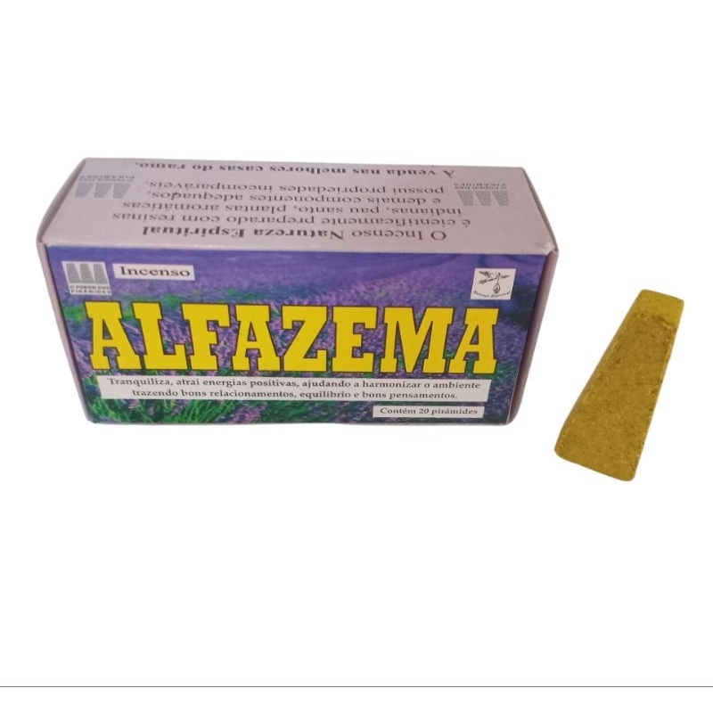 DEFUMADOR ALFAZEMA CONTÉM 20 UNIDADES NA CAIXINHA LIMPA PURIFICA ATRAI PAZ E TRANQUILIDADE