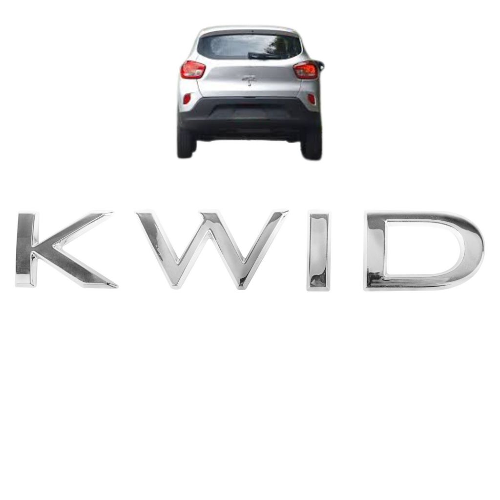 Emblema Letreiro KWID Kwid 2018 a 2019 Cromado