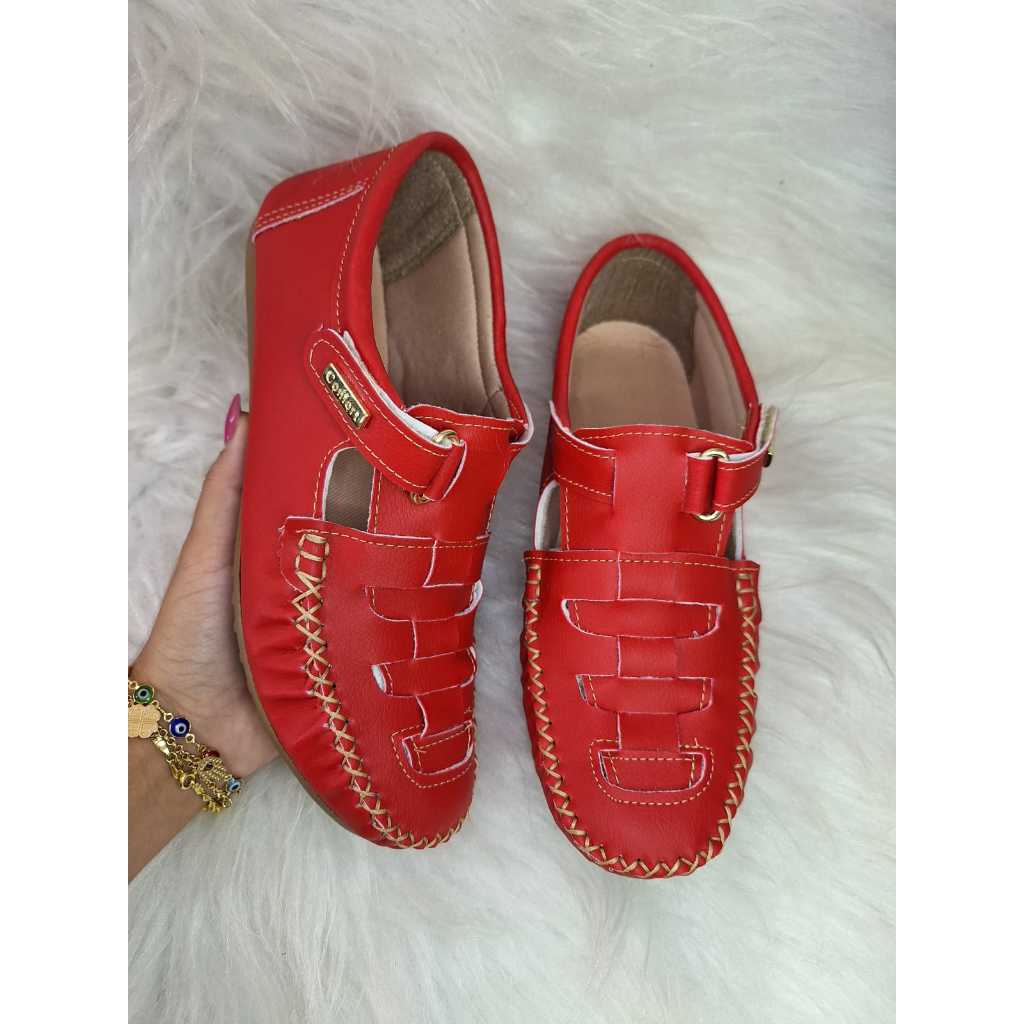 Mocassim feminino gladiador casual FS Shoes