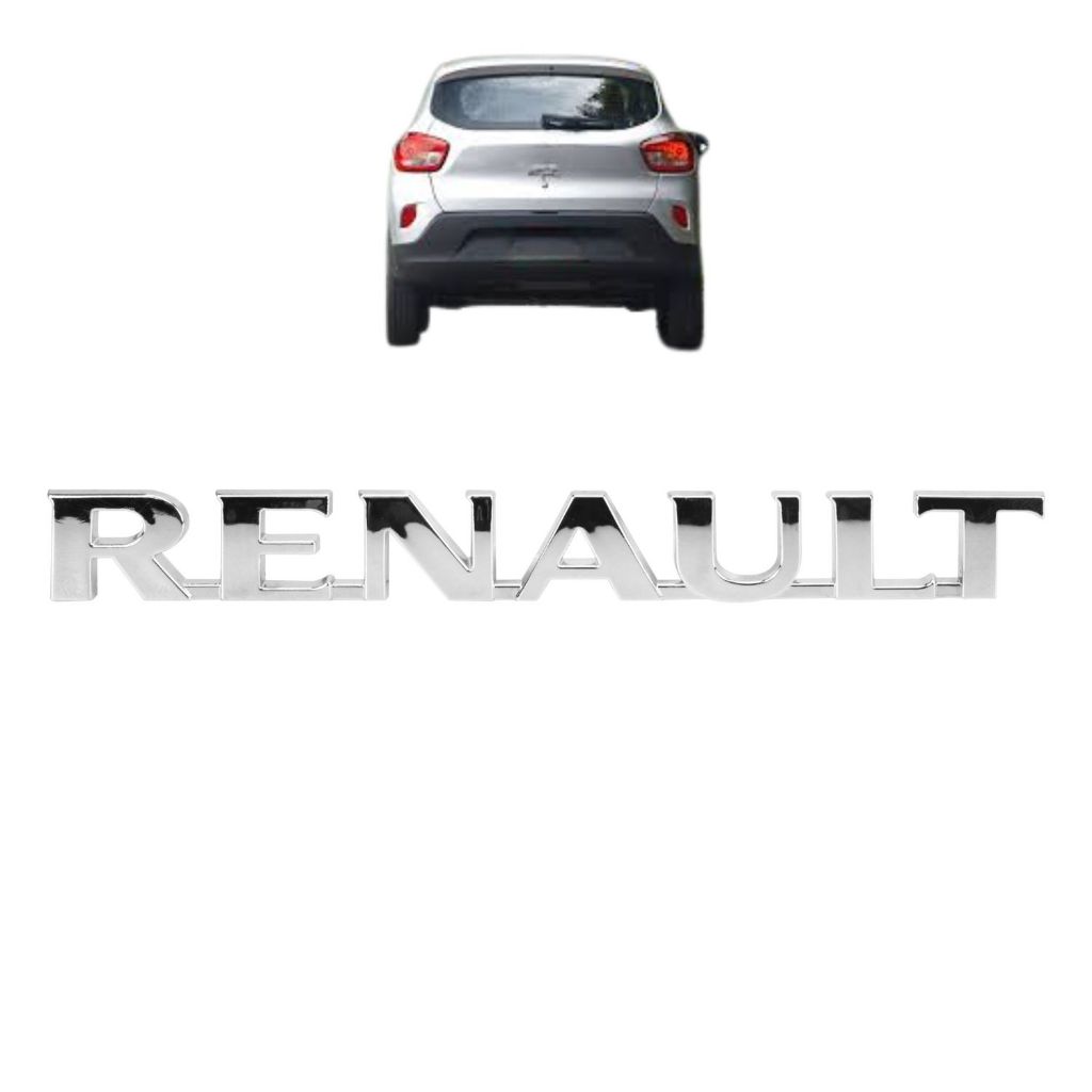 Emblema Letreiro RENAULT Kwid 2018 a 2019 Cromado