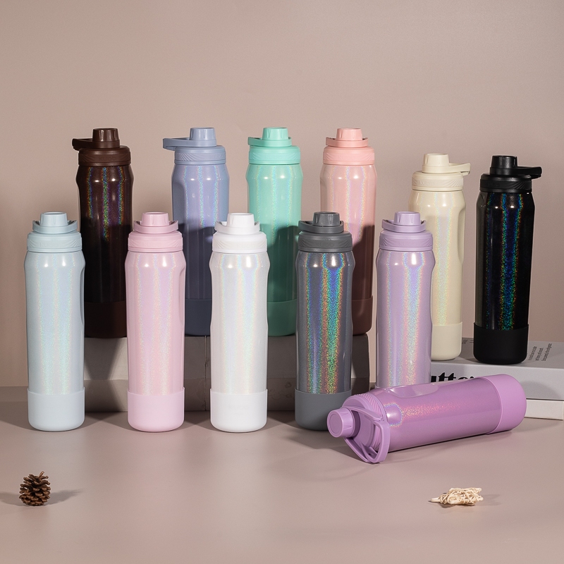Garrafa Térmica Inox Kubb Hydra 650ml ou 950ml Perolada Personalizada — foto 9