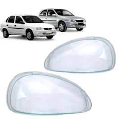 Par Lente Vidro Farol Corsa 94 A 2002 Classic 2003 A 2010