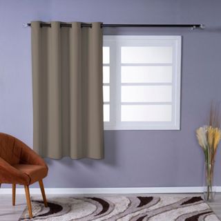 Cortina 100% Blackout 1,10m x 1,30m Para Sala e Quarto Folha Única em Oferta na Shopee