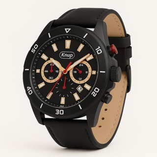 Relógio Masculino Analógico Esportivo estiloso casual Pulseira de Couro Sintético Design Moderno em Oferta na Shopee