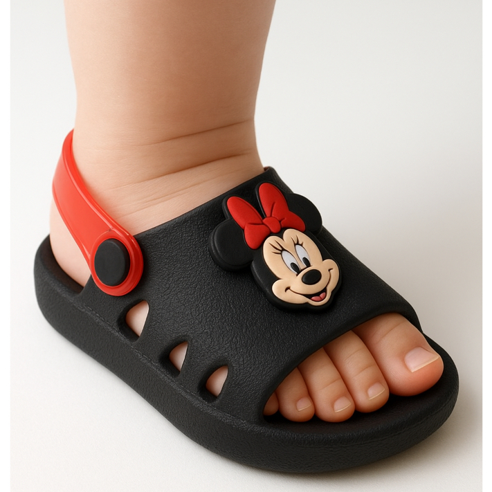 Sandália Babuche Infantil Bebe Stitch  Minnie Personagem Confortável Antiderrapante Fofa Lançamento Escola Dia a Dia em Oferta na Shopee