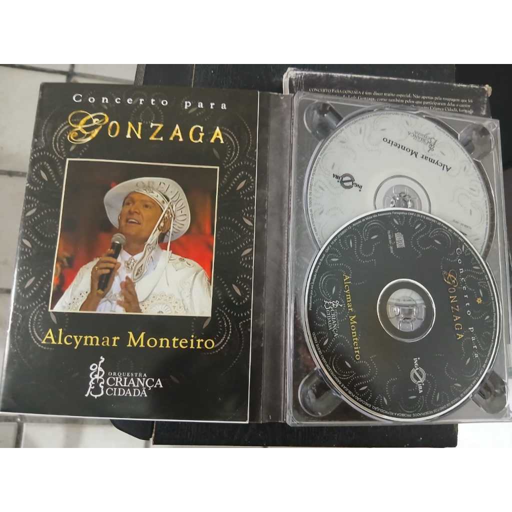 DVD ORIGINAL  Alcymar Monteiro canta Gonzaga duplo-Jorge de Altinho (dvd) nem ligue-ORIGINAL