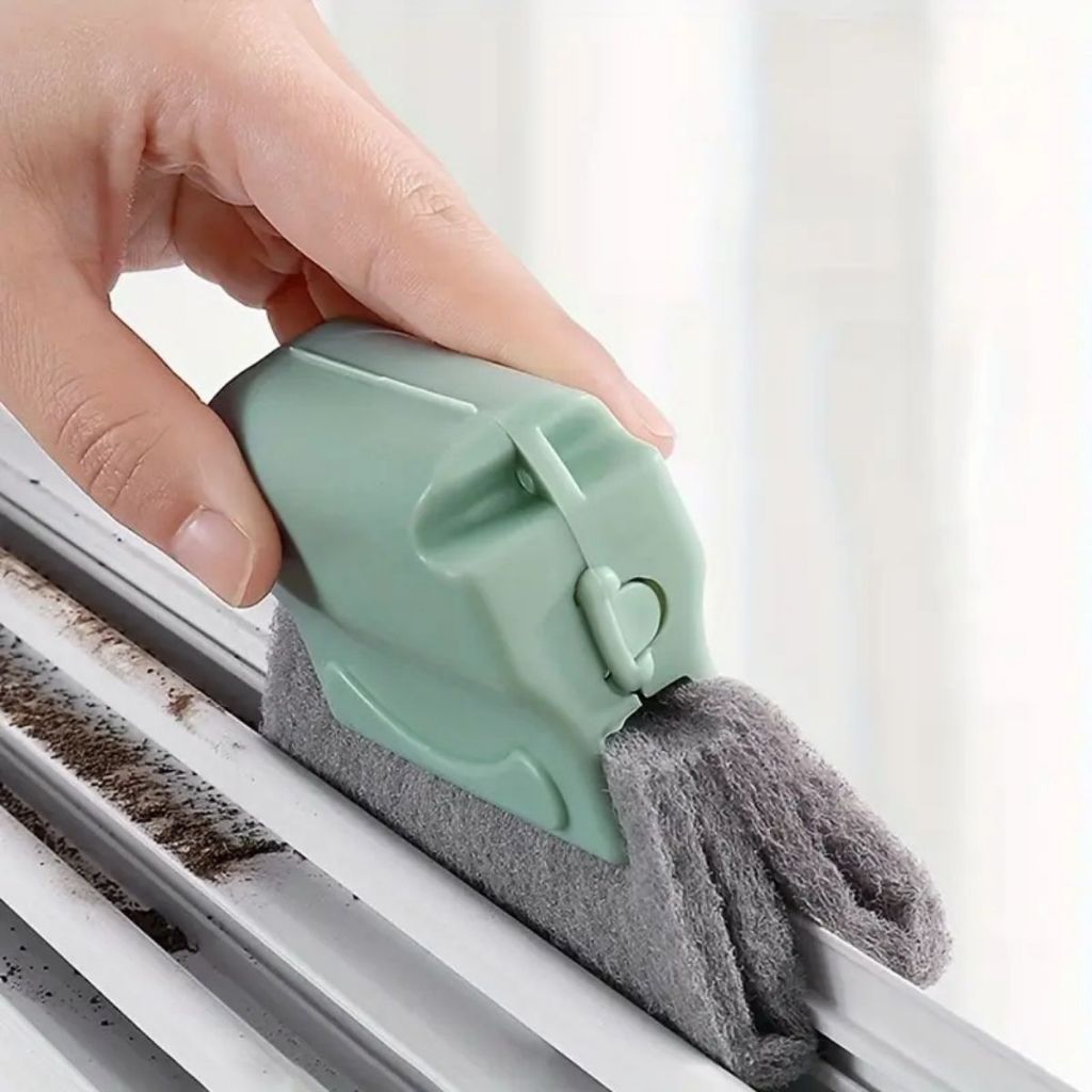 Limpador Janela Escova Limpeza Cantos Multiuso Janelas Cozinha Fogão Limpa Frestas Casa Microfibra