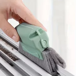 Limpador Janela Escova Limpeza Cantos Multiuso Janelas Cozinha Fogão Limpa Frestas Casa Microfibra