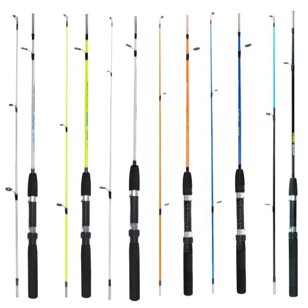 Vara de Pesca Para Molinete 1,50/1,65/1,80/2,10/2,40 Desmontavel 2 Partes Pesca Leve/Media/Pesada