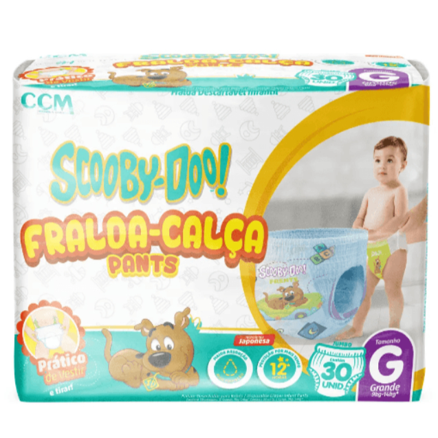 Fralda Calça Scooby-Doo Jumbo - CCM